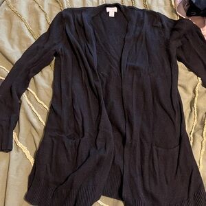 Black old navy cardigan